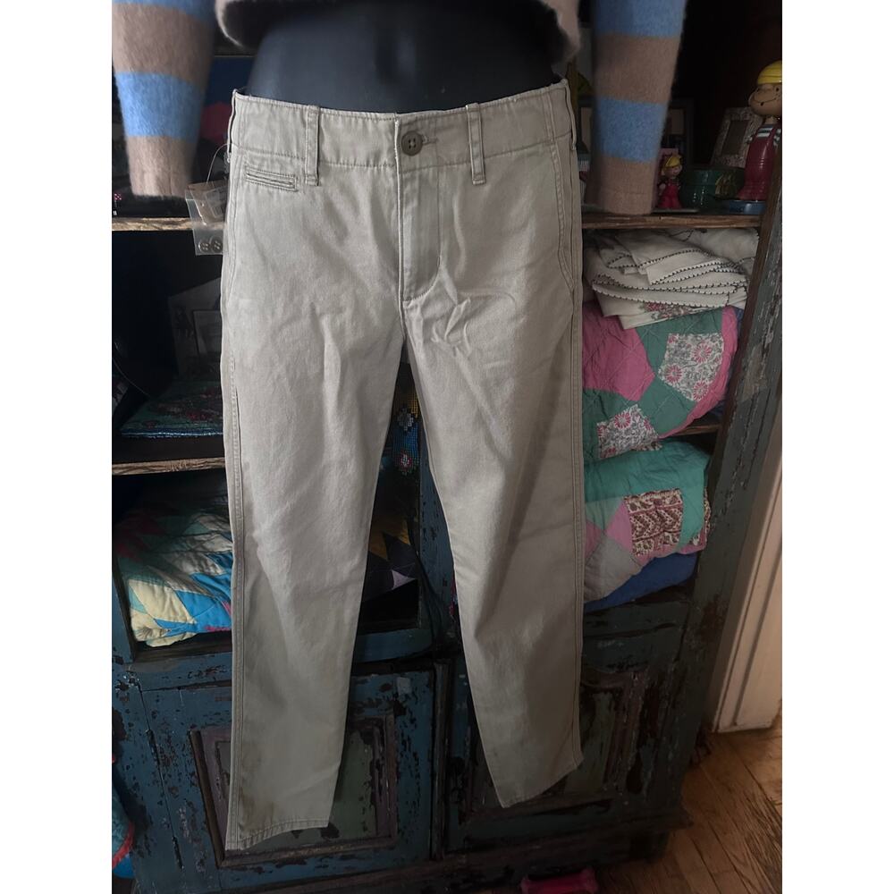 RALPH LAUREN SLIM BOYFRIEND KHAKI PANTS 25